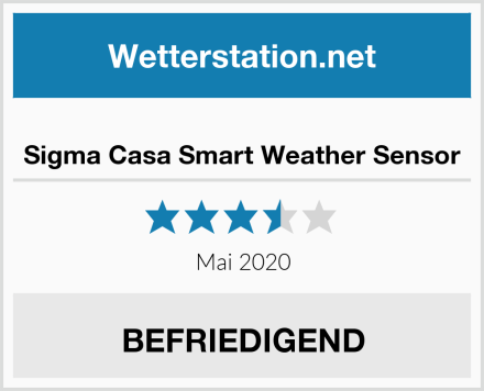  Sigma Casa Smart Weather Sensor Test
