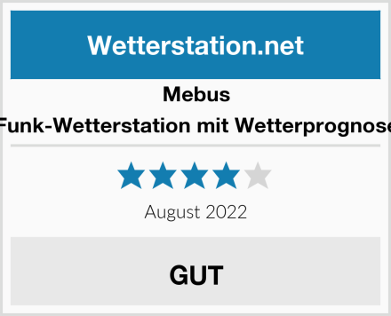 Mebus Funk-Wetterstation mit Wetterprognose Test