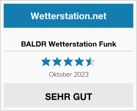  BALDR Wetterstation Funk Test
