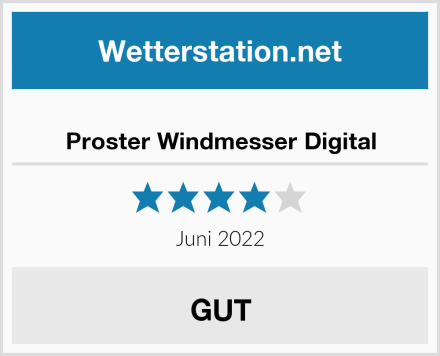  Proster Windmesser Digital Test