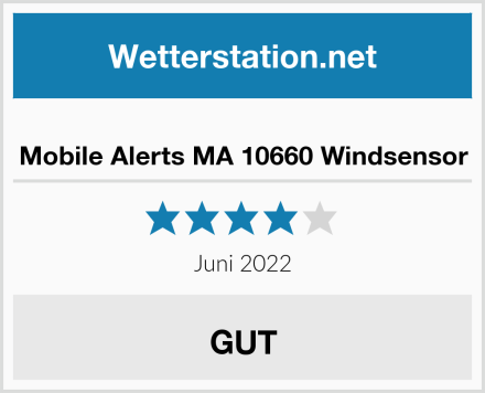  Mobile Alerts MA 10660 Windsensor Test