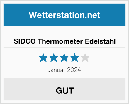  SIDCO Thermometer Edelstahl Test