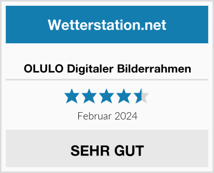  OLULO Digitaler Bilderrahmen Test