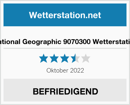  National Geographic 9070300 Wetterstation Test