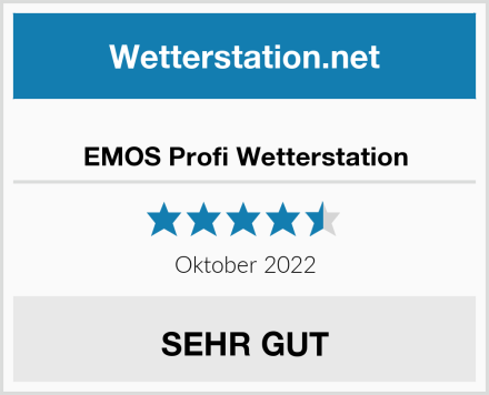  EMOS Profi Wetterstation Test