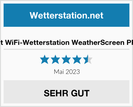  dnt WiFi-Wetterstation WeatherScreen PRO Test