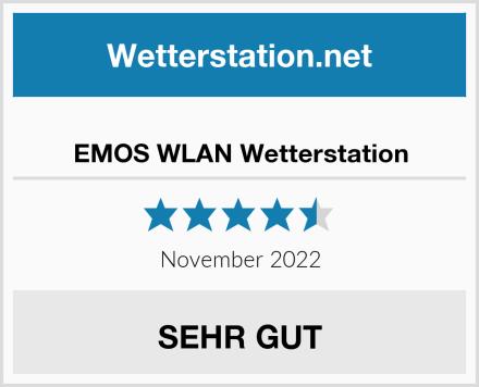  EMOS WLAN Wetterstation Test