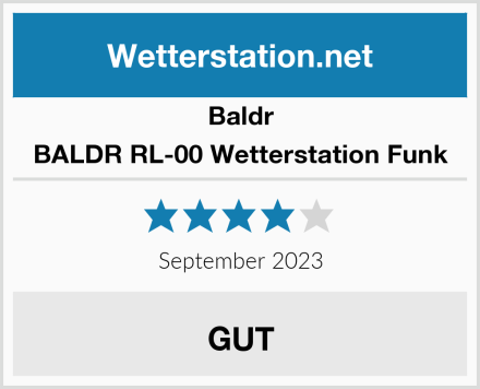Baldr BALDR RL-00 Wetterstation Funk Test