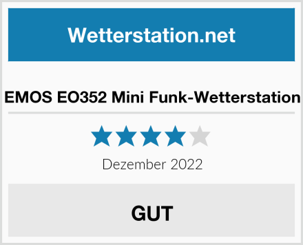  EMOS EO352 Mini Funk-Wetterstation Test