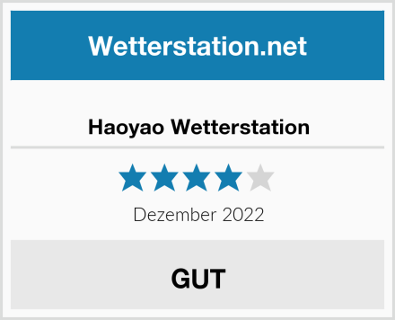  Haoyao Wetterstation Test