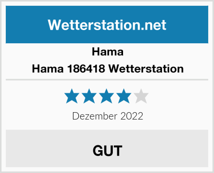 Hama Hama 186418 Wetterstation Test