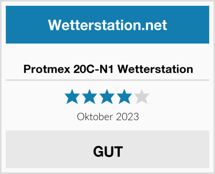  Protmex 20C-N1 Wetterstation Test