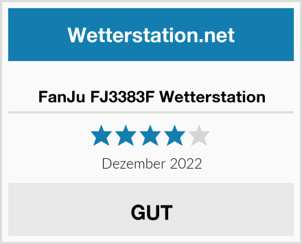  FanJu FJ3383F Wetterstation Test