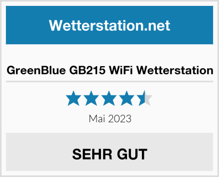  GreenBlue GB215 WiFi Wetterstation Test