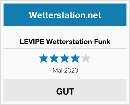  LEVIPE Wetterstation Funk Test