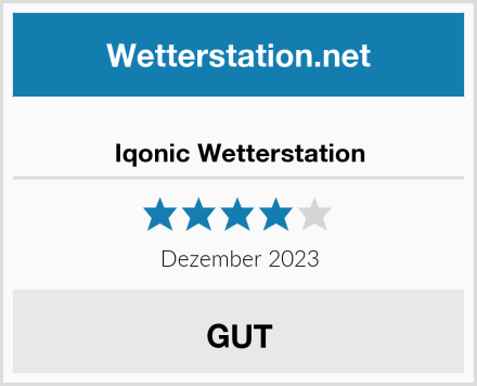  Iqonic Wetterstation Test