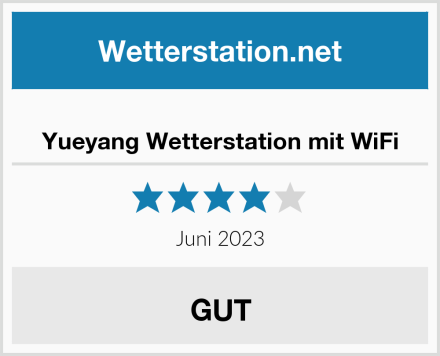  Yueyang Wetterstation mit WiFi Test