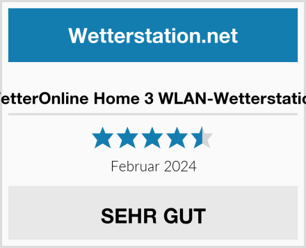  WetterOnline Home 3 WLAN-Wetterstation Test