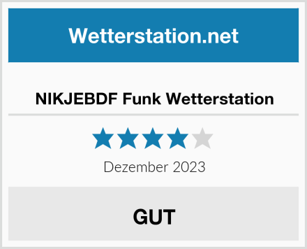  NIKJEBDF Funk Wetterstation Test