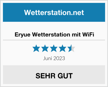  Eryue Wetterstation mit WiFi Test
