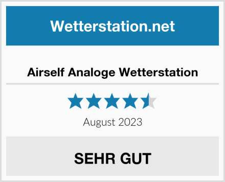 Airself Analoge Wetterstation Test
