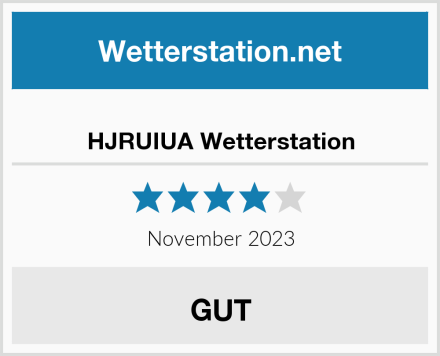  HJRUIUA Wetterstation Test