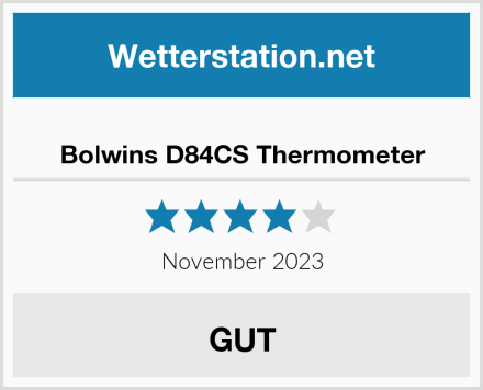  Bolwins D84CS Thermometer Test
