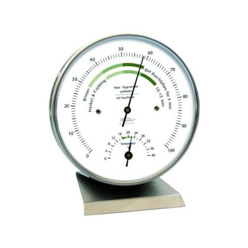 143MS Fischer Wohnklima-Hygrometer mit Thermometer 