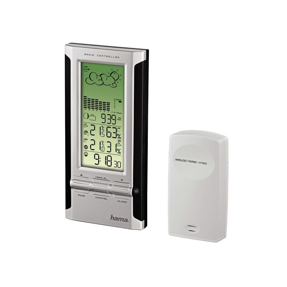 Hama Wetterstation EWS-820 Wettervorhersage Funk Uhr Außensensor Hygrometer 289 