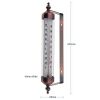  Thermometer World Außenthermometer mit Bronze-Effekt Design